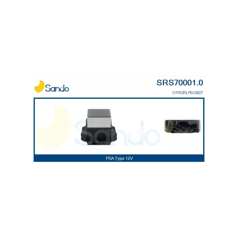 Résistance, pulseur d'air habitacle SANDO SRS70001.0