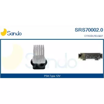 Résistance, pulseur d'air habitacle SANDO SRS70002.0