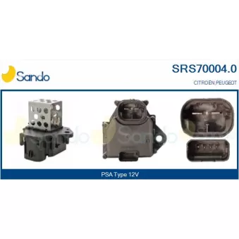 Résistance du ventilateur de radiateur SANDO SRS70004.0