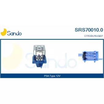 Résistance, pulseur d'air habitacle SANDO SRS70010.0