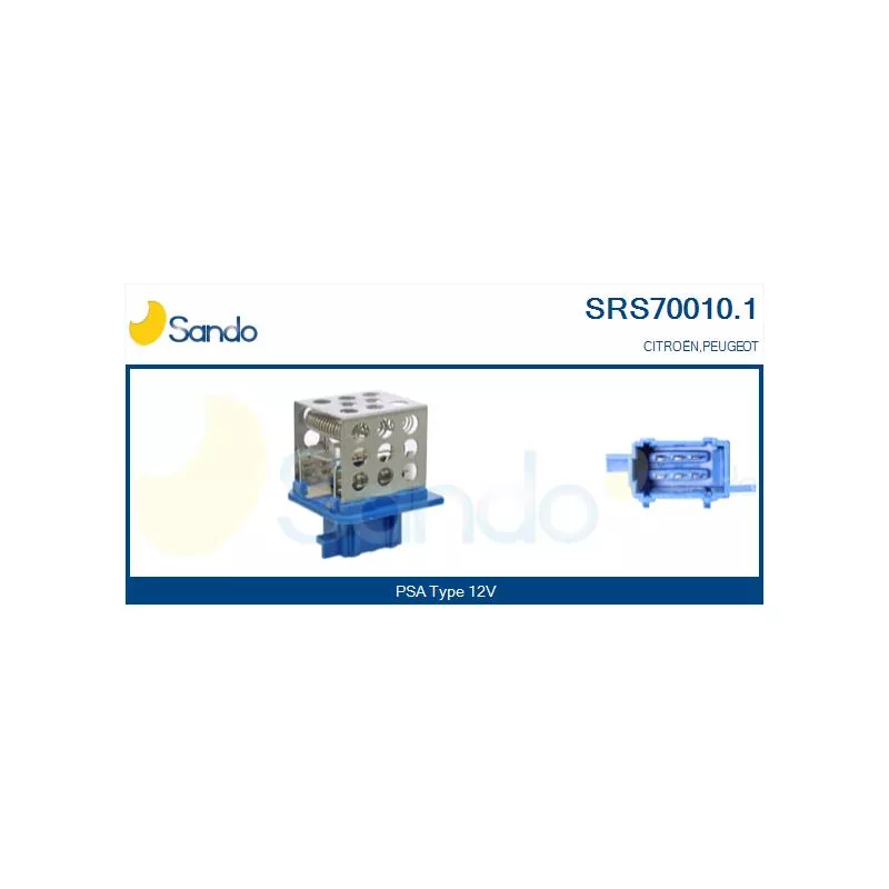 Résistance, pulseur d'air habitacle SANDO SRS70010.1