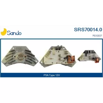 Résistance, pulseur d'air habitacle SANDO
