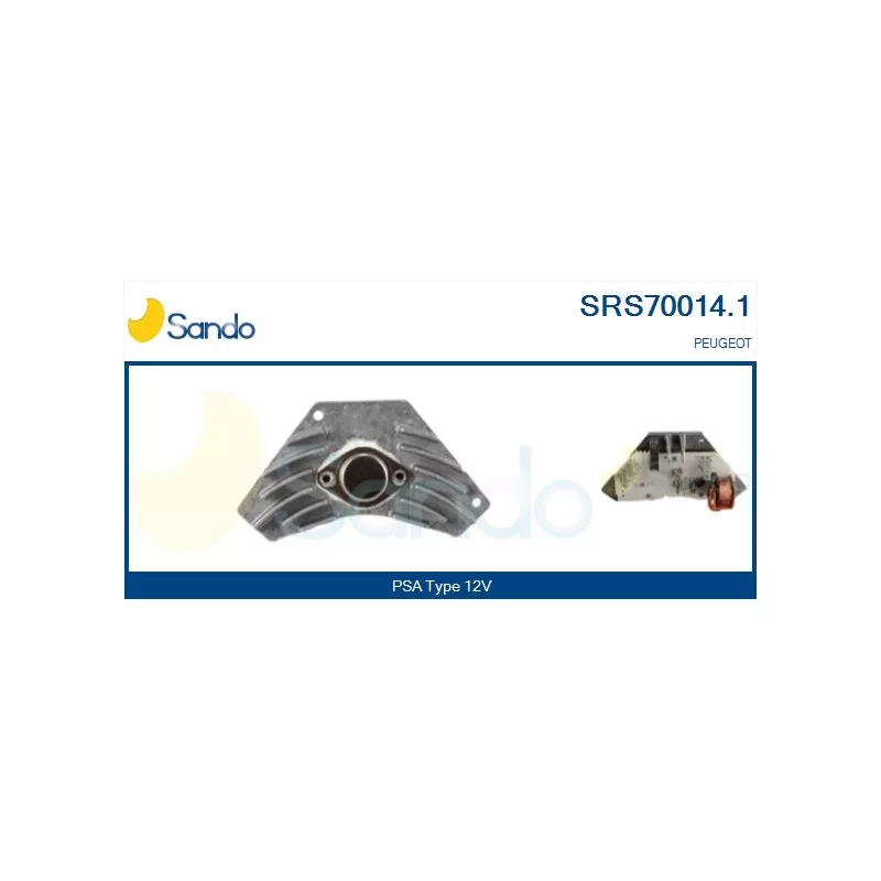 Résistance, pulseur d'air habitacle SANDO SRS70014.1