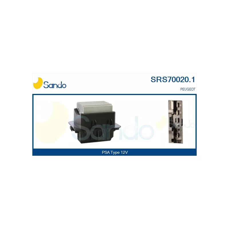 Résistance, pulseur d'air habitacle SANDO SRS70020.1