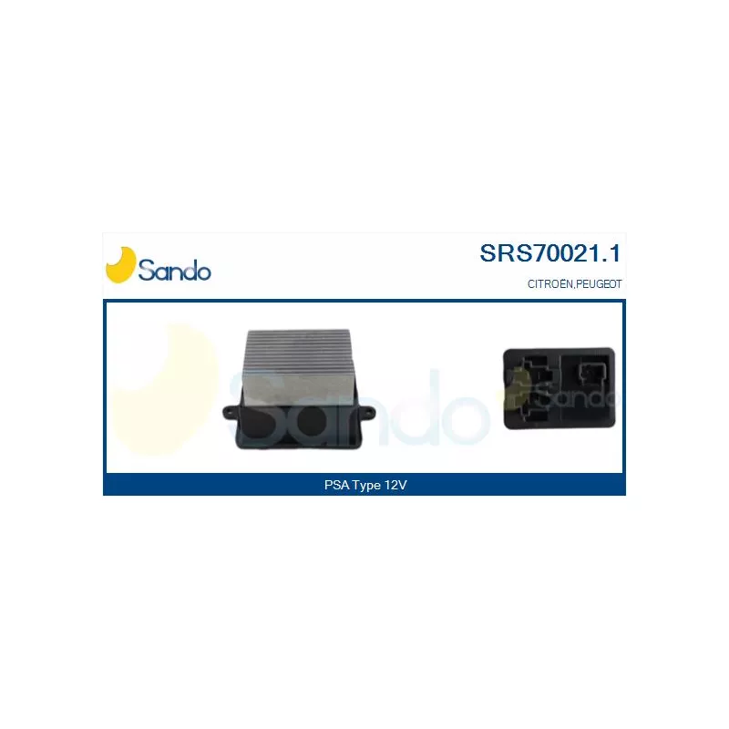 Résistance, pulseur d'air habitacle SANDO SRS70021.1