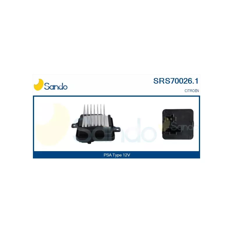 Résistance, pulseur d'air habitacle SANDO SRS70026.1