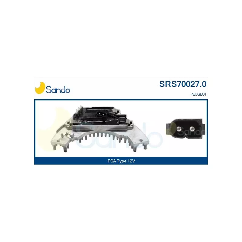 Résistance, pulseur d'air habitacle SANDO SRS70027.0