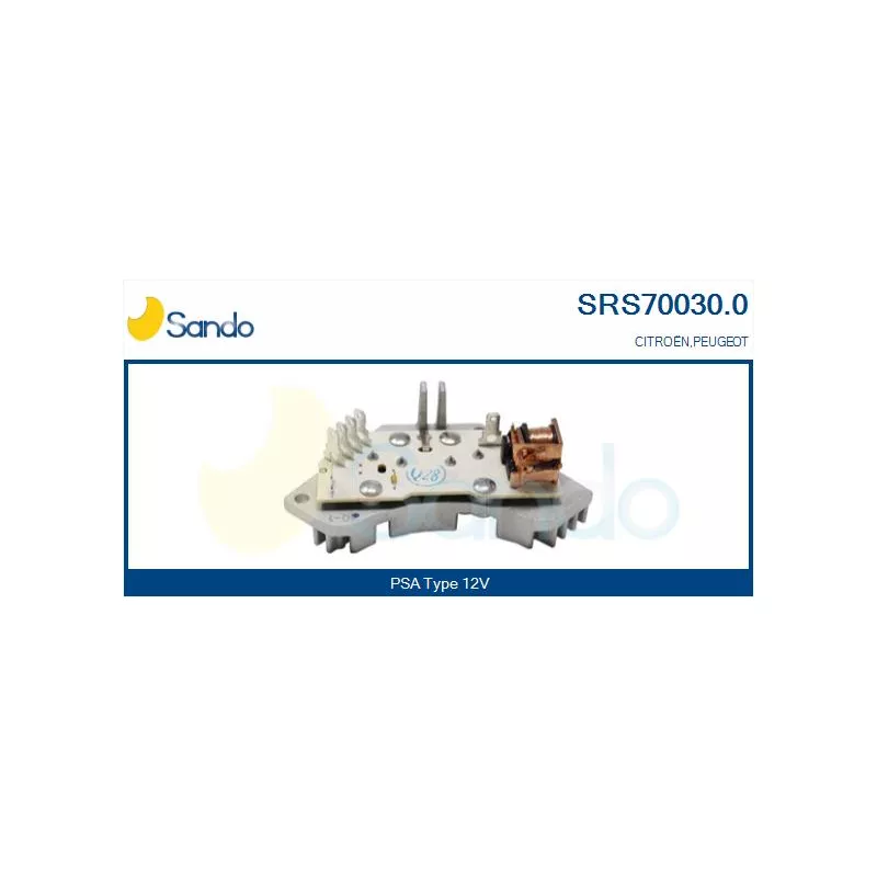 Résistance, pulseur d'air habitacle SANDO SRS70030.0