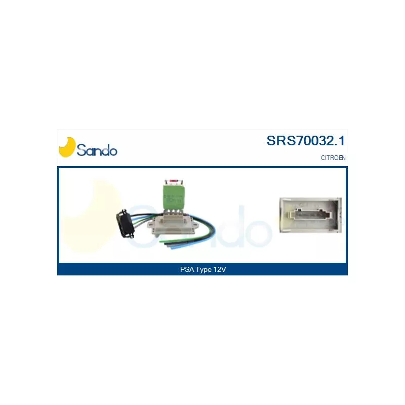 Résistance, pulseur d'air habitacle SANDO SRS70032.1