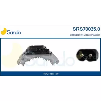 Résistance, pulseur d'air habitacle SANDO SRS70035.0