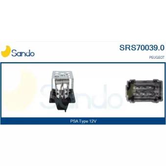 Résistance, pulseur d'air habitacle SANDO