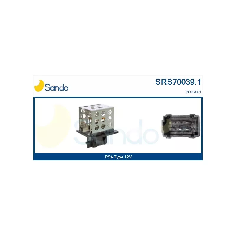 Résistance, pulseur d'air habitacle SANDO SRS70039.1