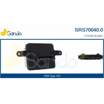 Résistance, pulseur d'air habitacle SANDO SRS70040.0