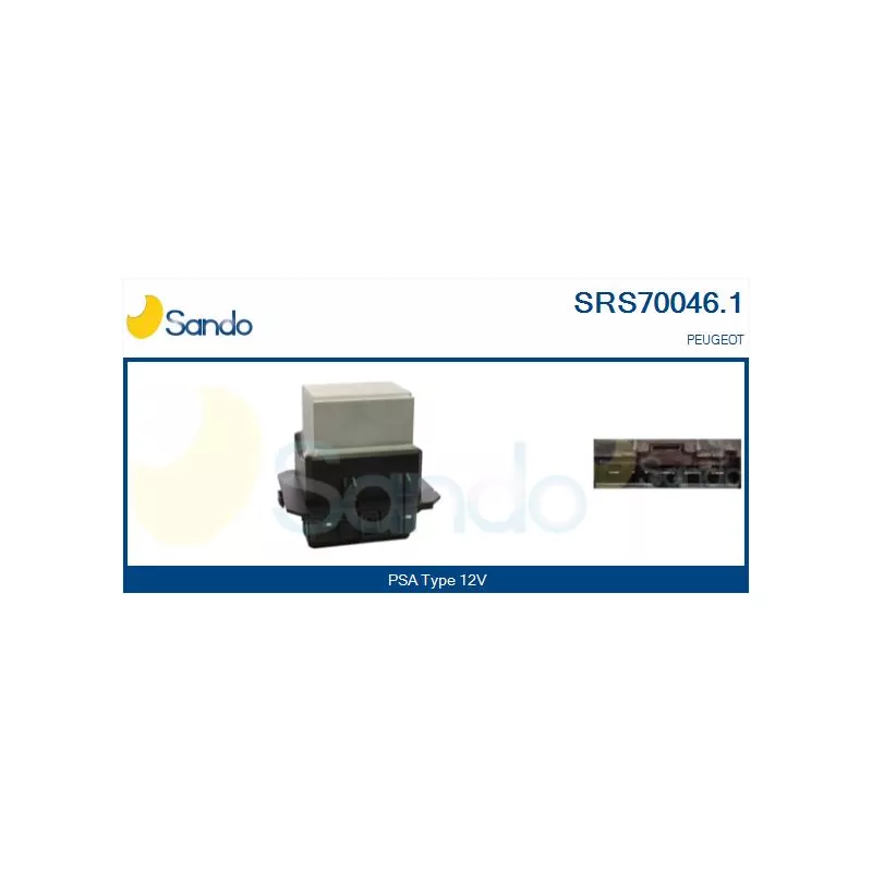 Résistance, pulseur d'air habitacle SANDO SRS70046.1