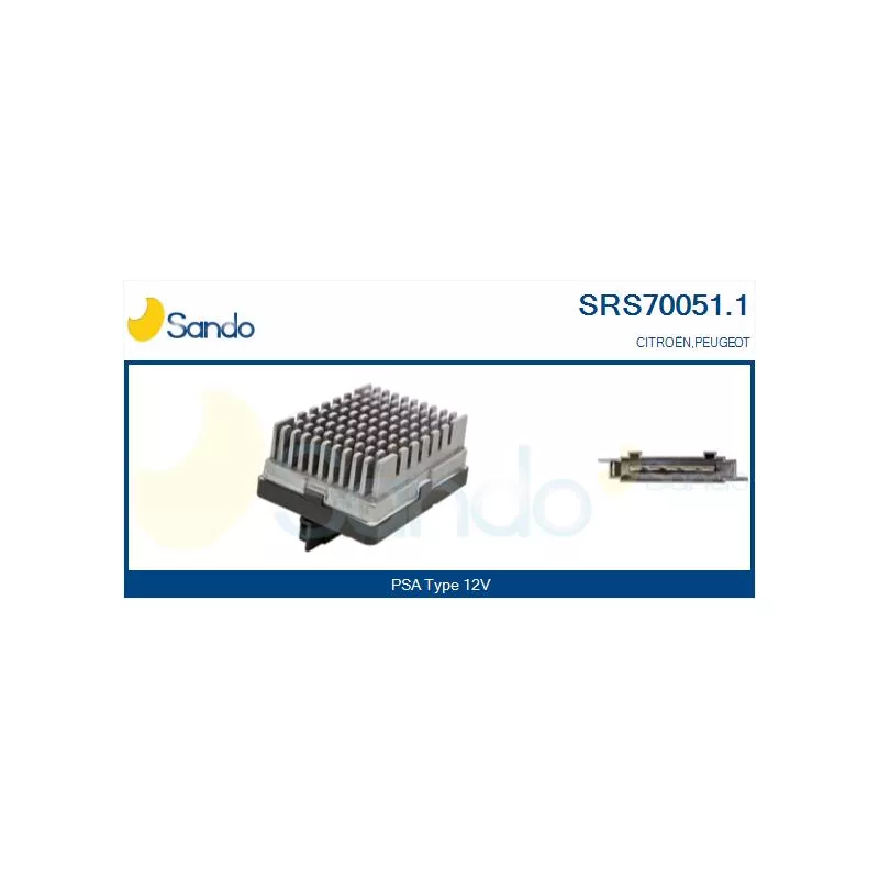 Résistance, pulseur d'air habitacle SANDO SRS70051.1
