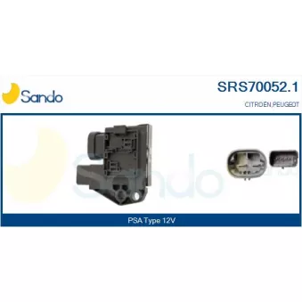 Résistance de série, moteur électrique-ventilateur du radiat SANDO SRS70052.1