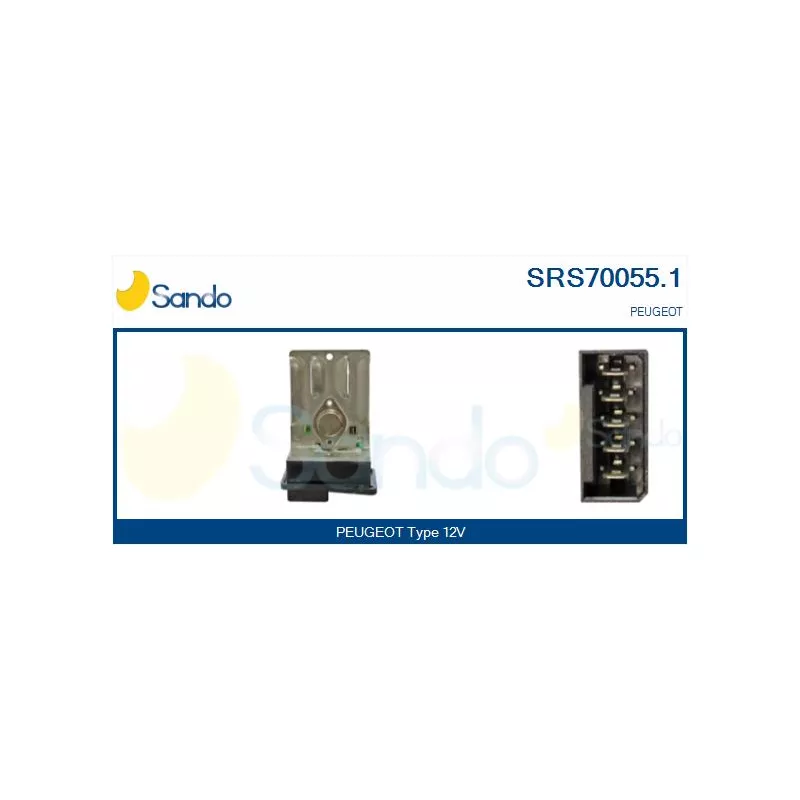 Prérésistance, moteur électrique (ventilateur de radiateur) SANDO SRS70055.1