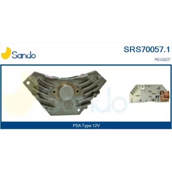 Prérésistance, moteur électrique (ventilateur de radiateur) SANDO SRS70057.1
