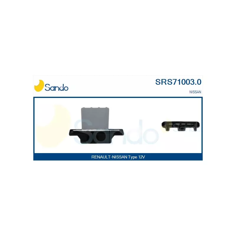 Résistance, pulseur d'air habitacle SANDO SRS71003.0