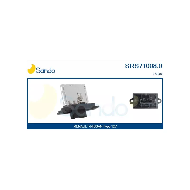 Résistance, pulseur d'air habitacle SANDO SRS71008.0