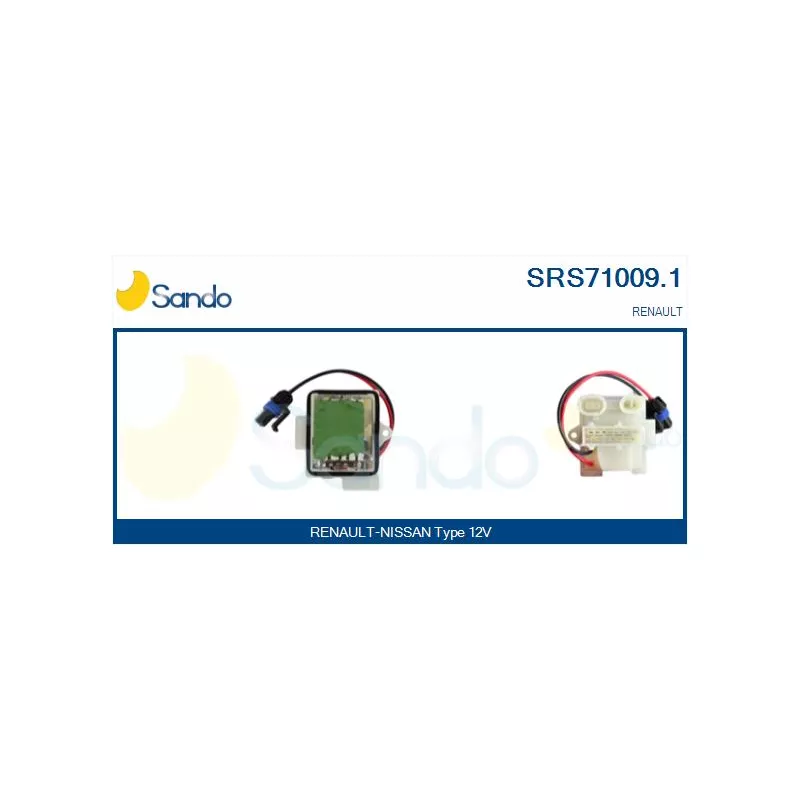 Résistance, pulseur d'air habitacle SANDO SRS71009.1