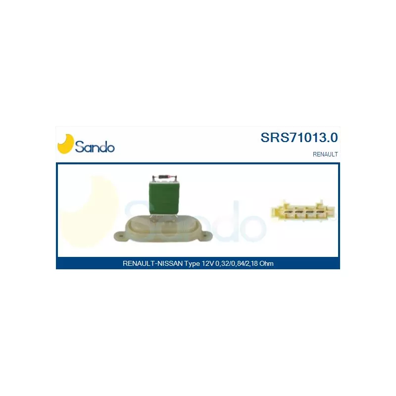 Résistance, pulseur d'air habitacle SANDO SRS71013.0