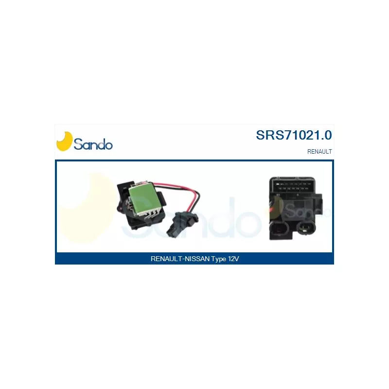 Résistance, pulseur d'air habitacle SANDO SRS71021.0