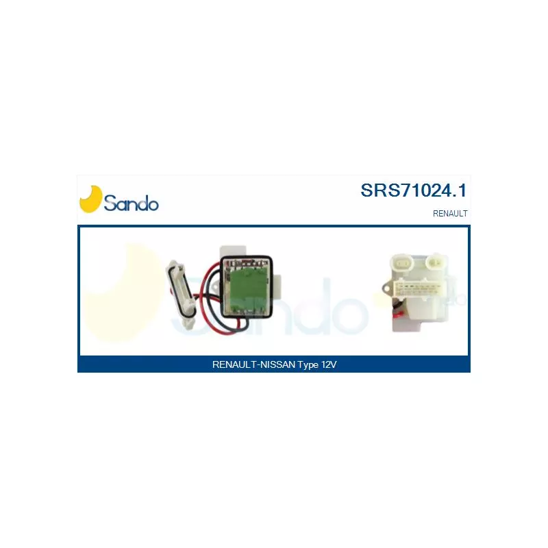 Résistance, pulseur d'air habitacle SANDO SRS71024.1