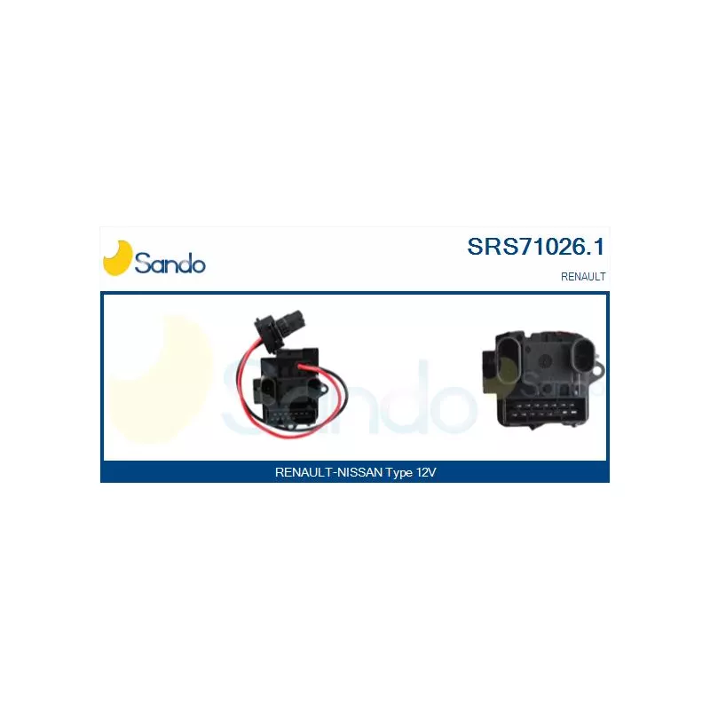 Résistance, pulseur d'air habitacle SANDO SRS71026.1