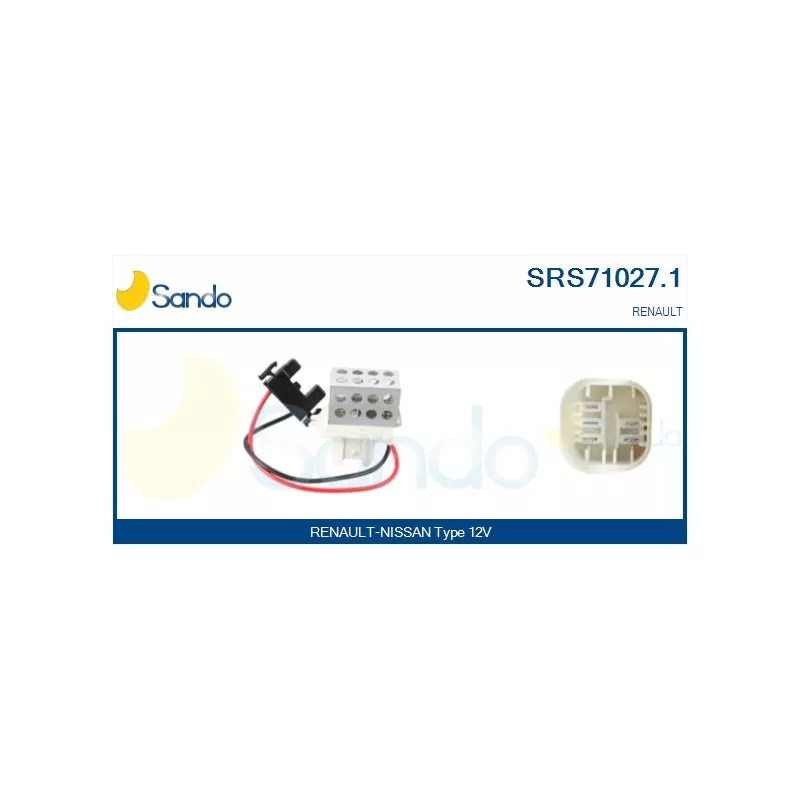Résistance, pulseur d'air habitacle SANDO SRS71027.1