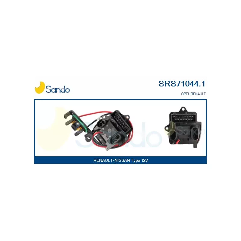 Résistance, pulseur d'air habitacle SANDO SRS71044.1