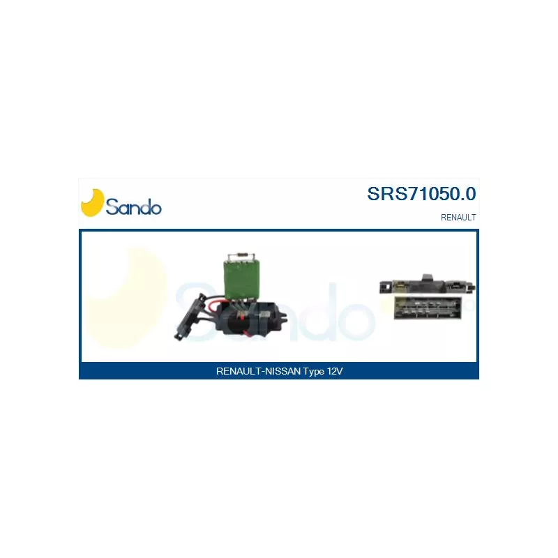 Résistance, pulseur d'air habitacle SANDO SRS71050.0