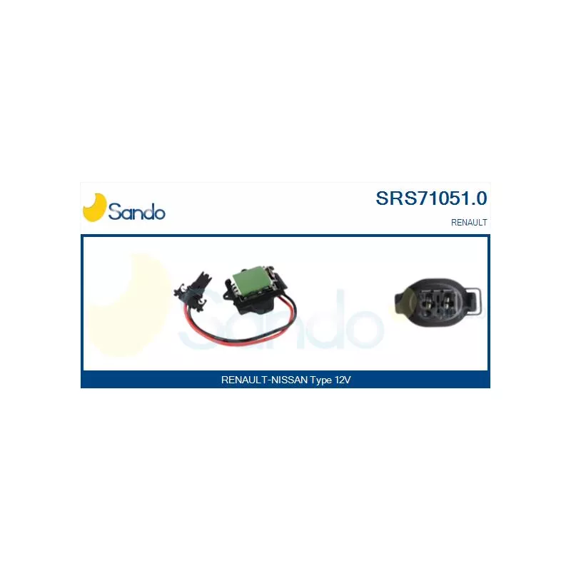 Résistance, pulseur d'air habitacle SANDO SRS71051.0