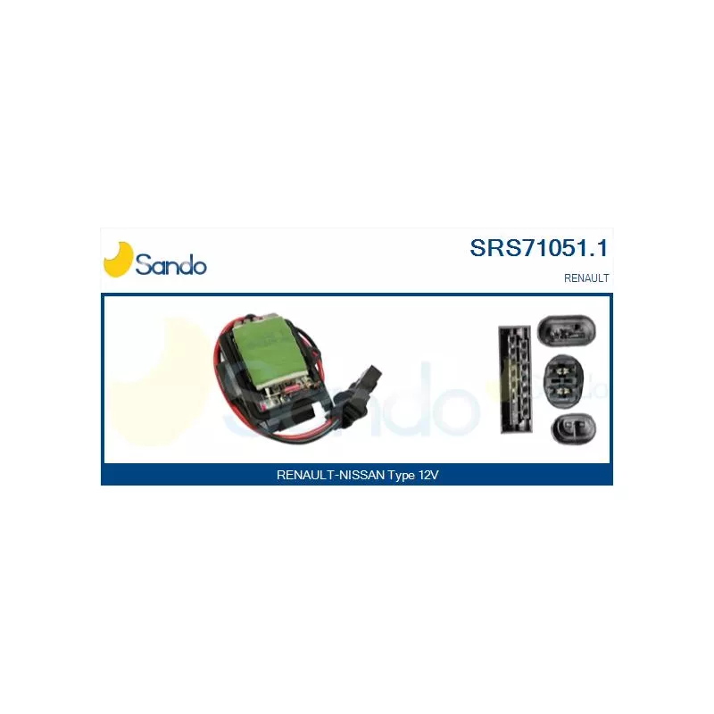 Résistance, pulseur d'air habitacle SANDO SRS71051.1