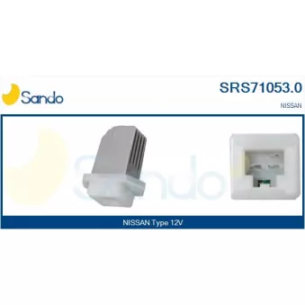 Résistance, pulseur d'air habitacle SANDO SRS71053.0
