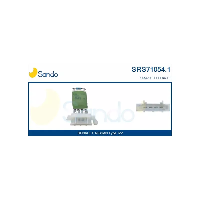 Résistance, pulseur d'air habitacle SANDO SRS71054.1