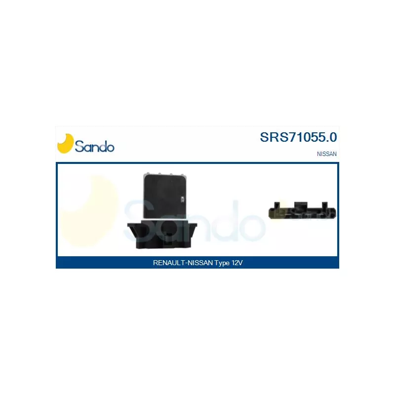 Résistance, pulseur d'air habitacle SANDO SRS71055.0