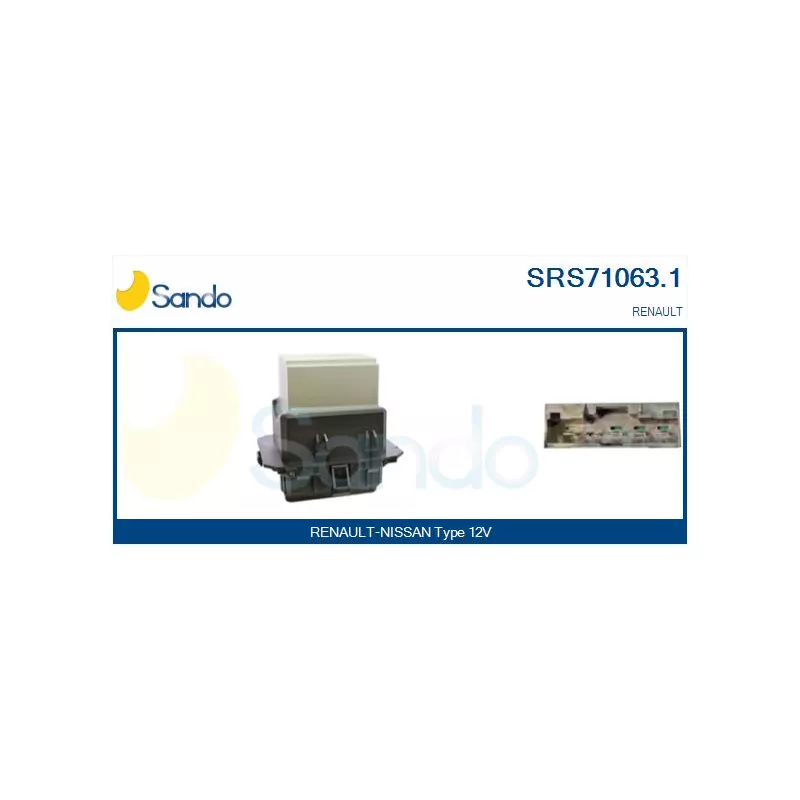 Résistance, pulseur d'air habitacle SANDO SRS71063.1