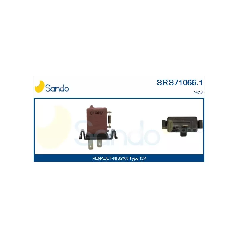 Résistance, pulseur d'air habitacle SANDO SRS71066.1