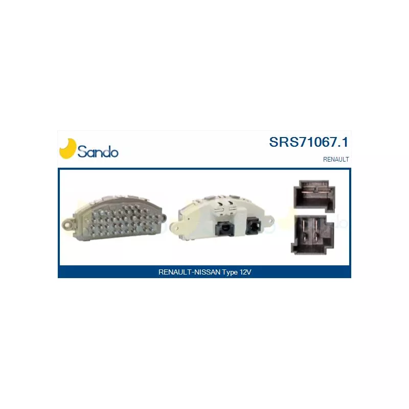 Résistance, pulseur d'air habitacle SANDO SRS71067.1