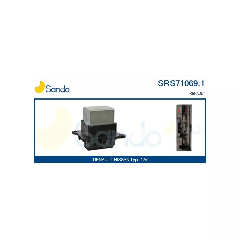 Résistance, pulseur d'air habitacle SANDO SRS71069.1