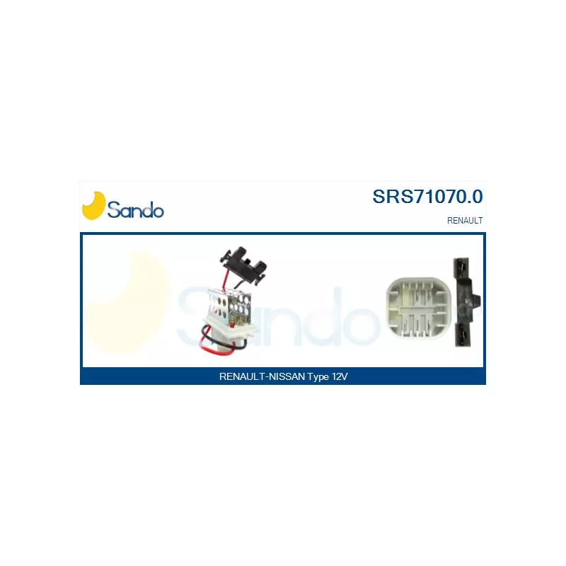 Résistance, pulseur d'air habitacle SANDO SRS71070.0