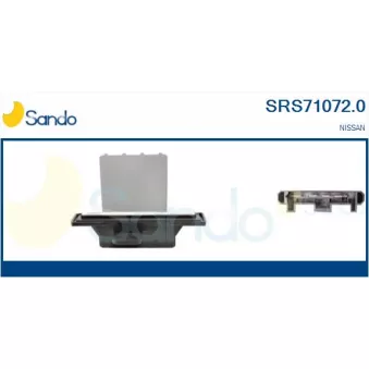 Résistance, pulseur d'air habitacle SANDO SRS71072.0