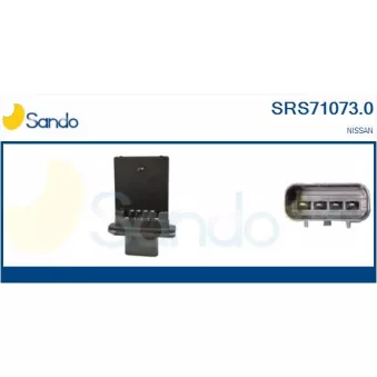 Résistance, pulseur d'air habitacle SANDO SRS71073.0