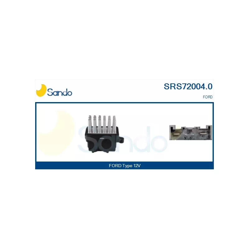 Résistance, pulseur d'air habitacle SANDO SRS72004.0