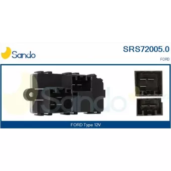Résistance, pulseur d'air habitacle SANDO SRS72005.0