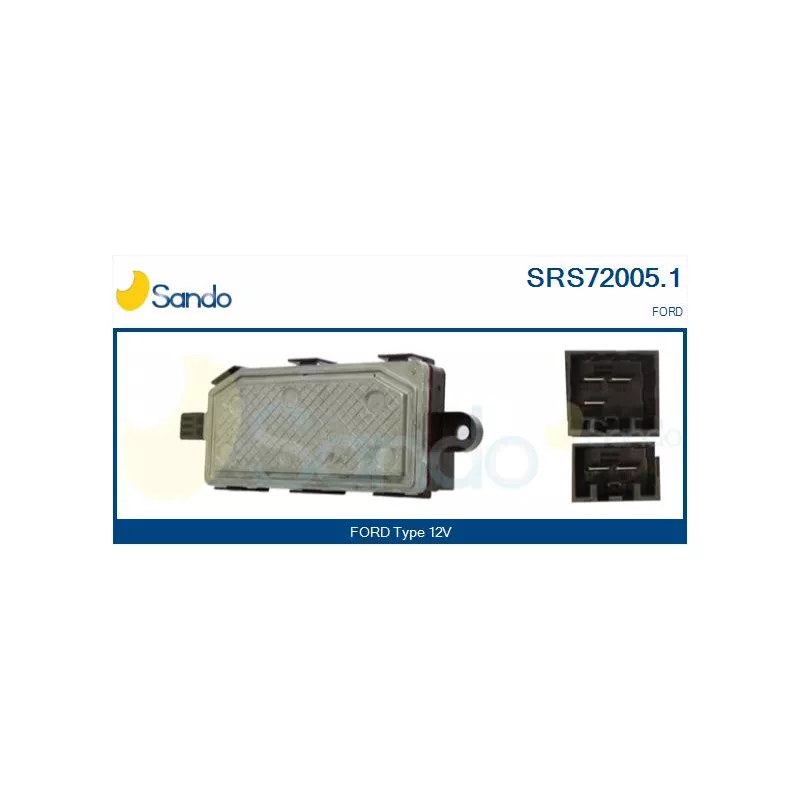 Résistance, pulseur d'air habitacle SANDO SRS72005.1