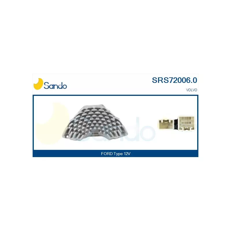 Résistance, pulseur d'air habitacle SANDO SRS72006.0