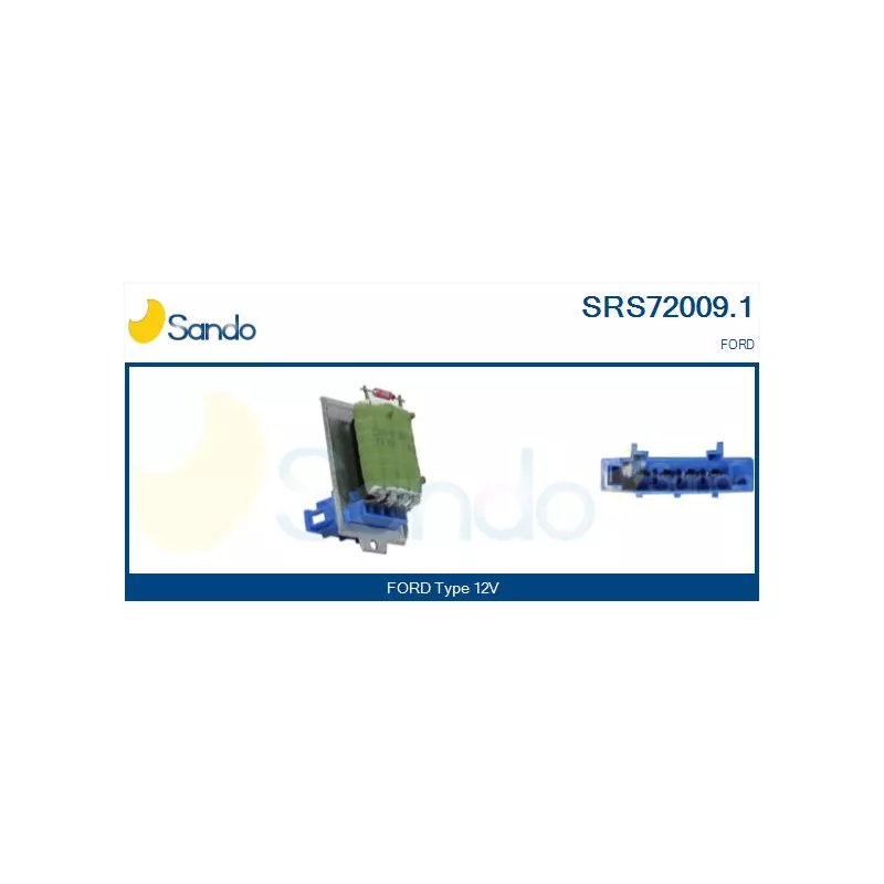 Résistance, pulseur d'air habitacle SANDO SRS72009.1