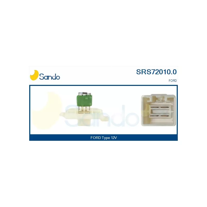 Résistance, pulseur d'air habitacle SANDO SRS72010.0